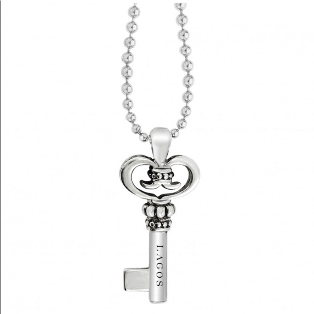 Lagos Sterling Silver Key Chain Necklace